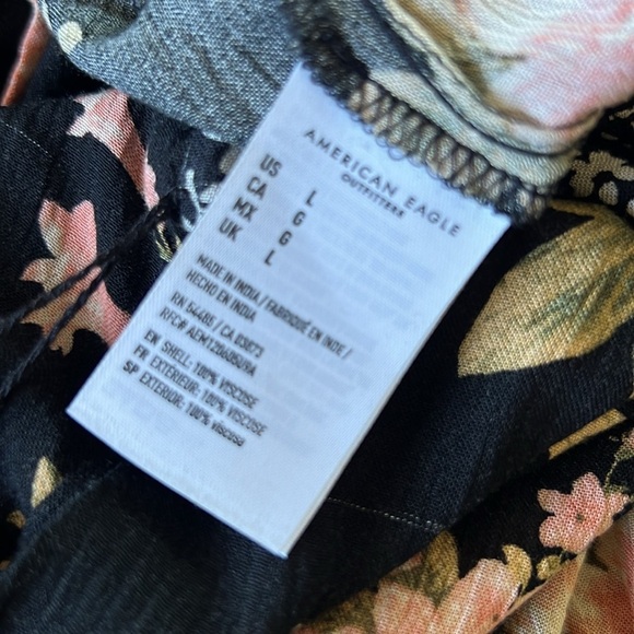 AMERICAN EAGLE Floral Boho Jumpsuit| L - Picture 9 of 13